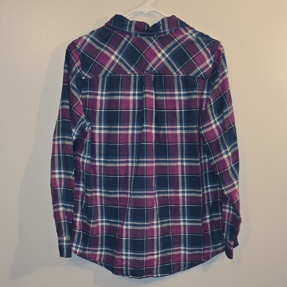 Tommy Hilfiger Plaid Button Down Shirt - Blue and Pink LOT-R1 - Picture 5 of 6